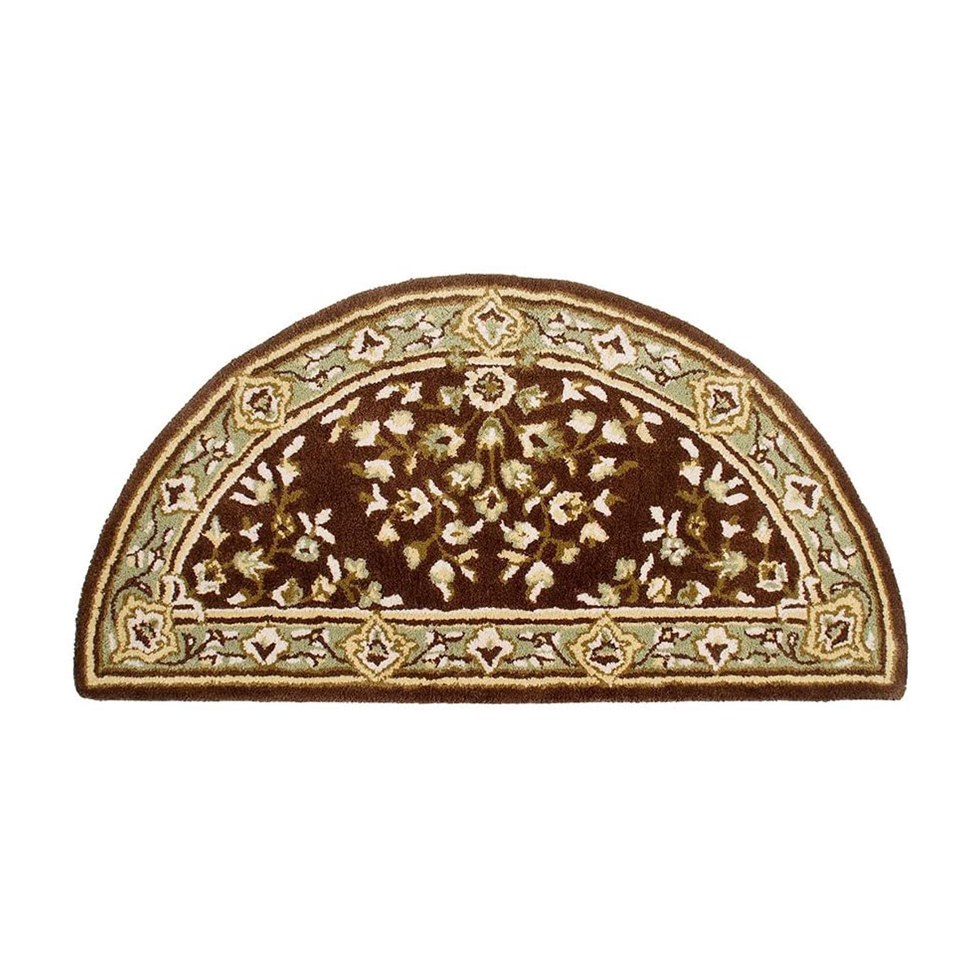 Minuteman International Half Round Oriental Fireplace Hearth Rug ...