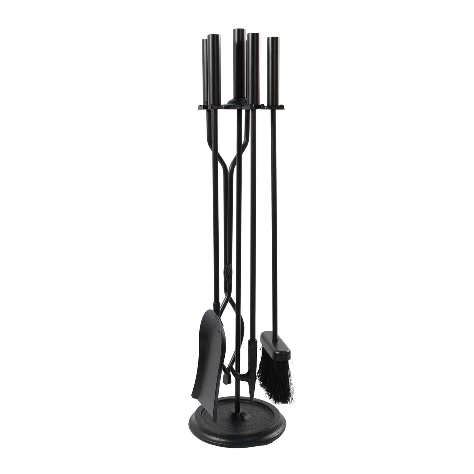 Minuteman International Neoclassic 5 Piece Iron Fireplace Tool Set