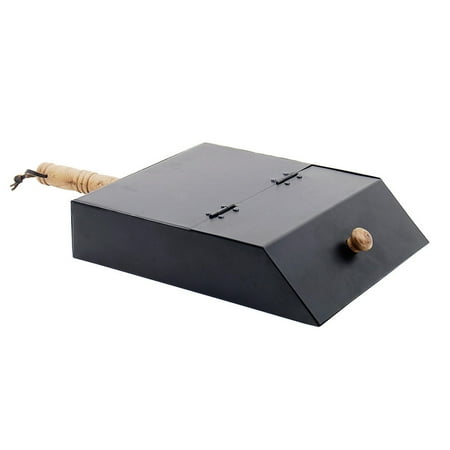 Minuteman International No Mess Ash Box w/Lid, 18 Inch Long, Grey