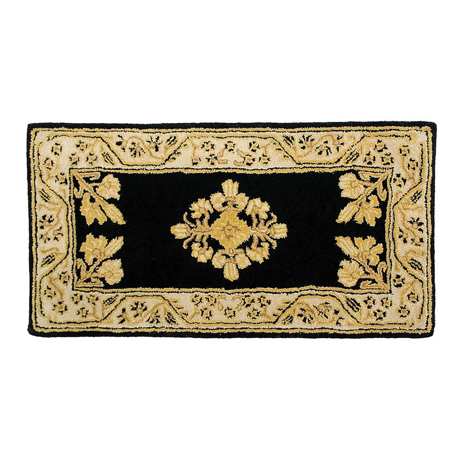 Minuteman International Rectangular Noir Jardin Wool Fireplace Hearth ...