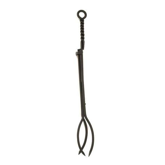 Minuteman International Standard Rope Design Fireplace Tongs - 28 in.