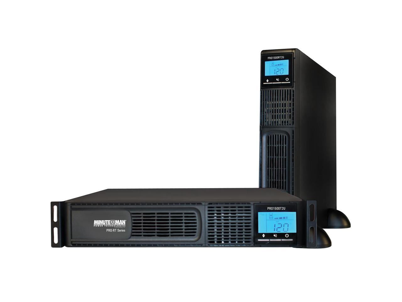 Minuteman PRO-RT PRO1500RT2U 1500VA Tower/Rack/Wall Mountable UPS - 1050W