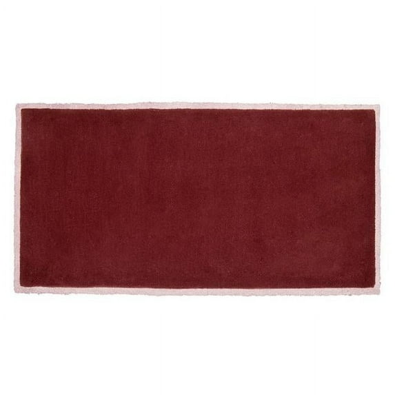 Minuteman Rectangular 44'' x 22'' Hearth Rug - Plum Wine