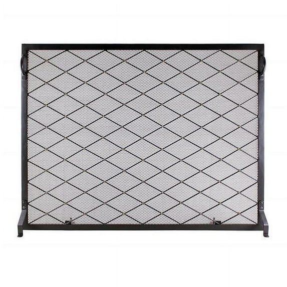 Minuteman SF-5036 50 x 36 in. Harlequin Flat Fireplace Screen