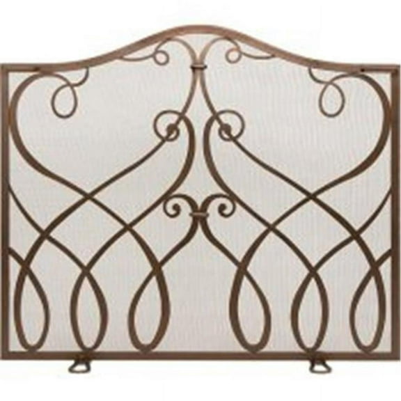 Cypher Screen - Size: 34" H x 38" W, Finish: Roman Bronze Powder Coated - VS21-01Z