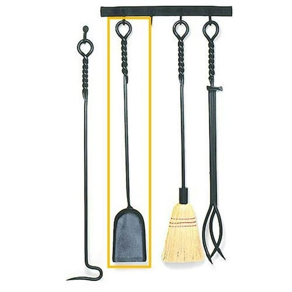 Minuteman WR-02S Standard Rope Design Shovel - 28 Inch - Powder Coated Black