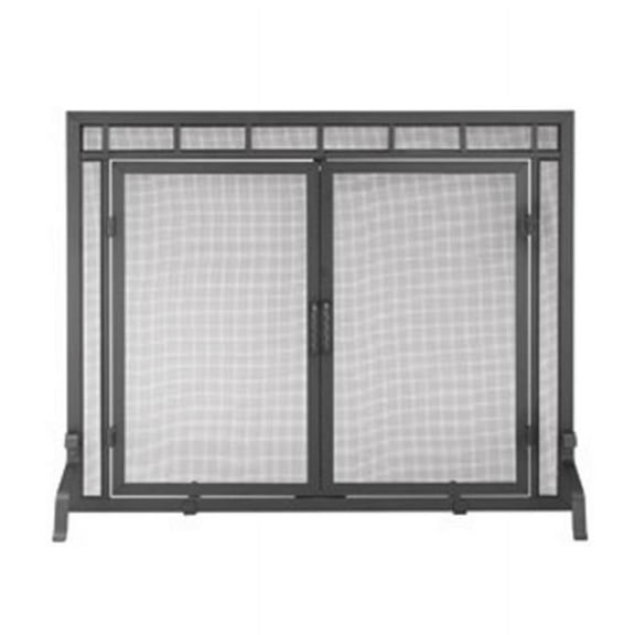 Minuteman X800286 Adams Company Single Panel Fireplace Screen with Doors - 44'' W x 33'' H