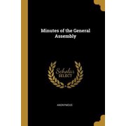 Minutes of the General Assembly Paperback