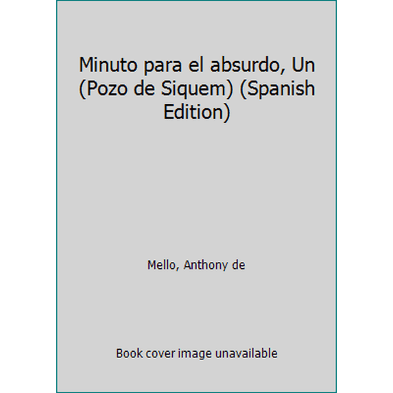 Pre-Owned Un minuto para el absurdo (Paperback) 8429310827 9788429310825