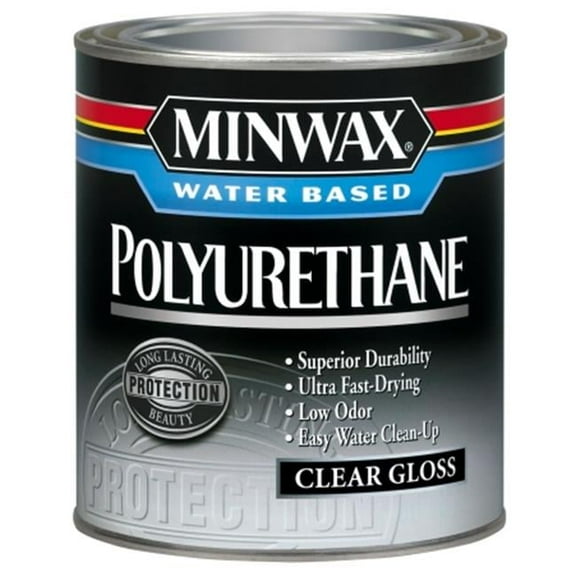 Minwax  1 Quart Minwax Water Based Gloss Polyurethane