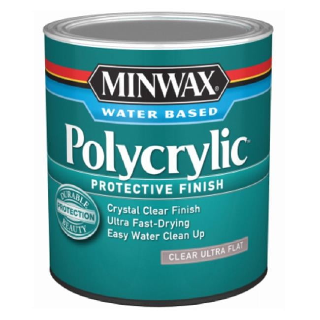 Minwax 1 Quart WaterBased Polycrylic Protective Finish