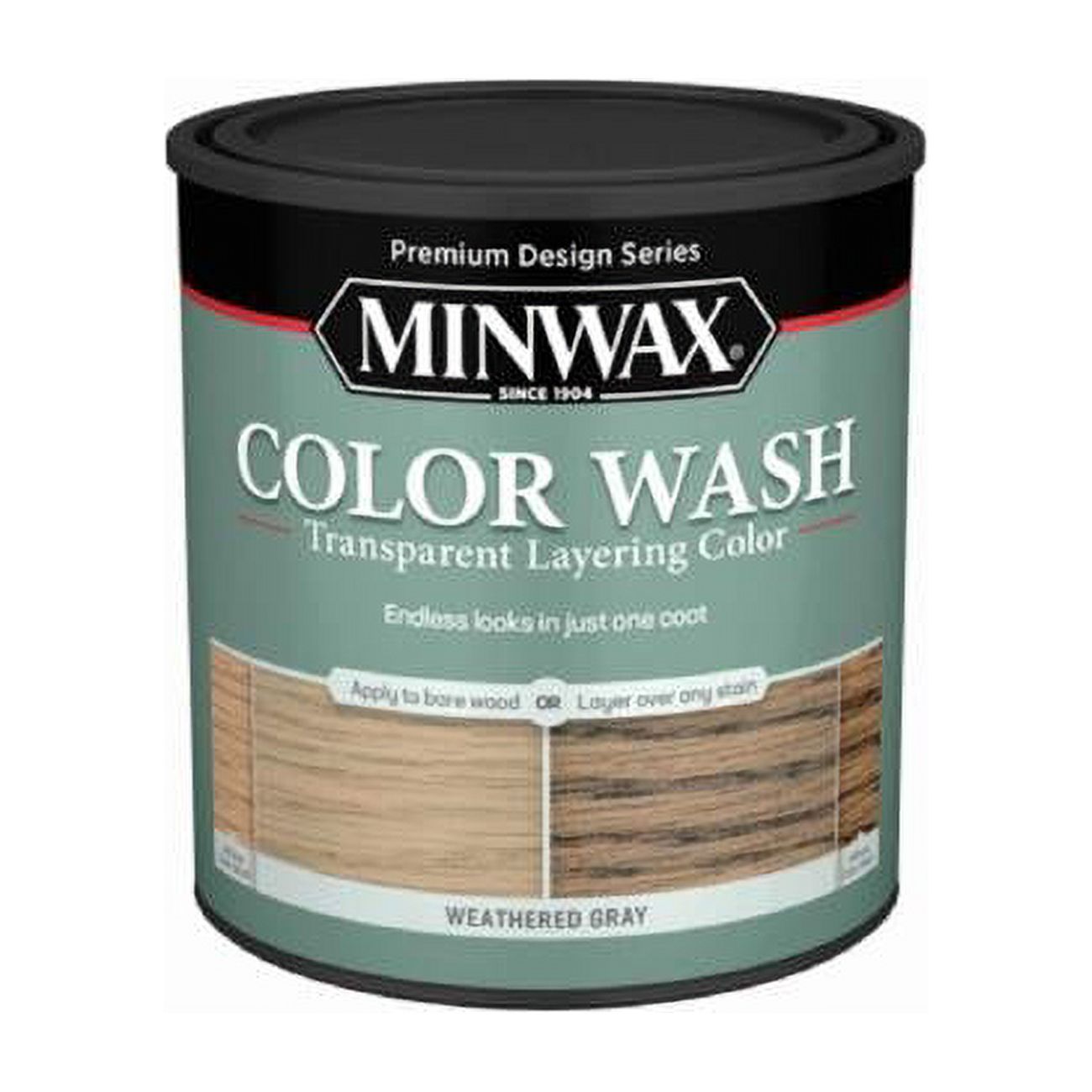 Minwax 1 qt. Wash Interior Wood Stain, Gray