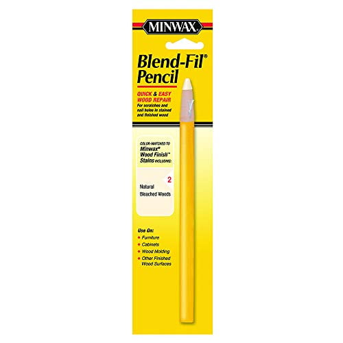 Minwax 11002 Number-2 Blend-Fil Wood Repair Stain Pencil, Natural Bleached Wood