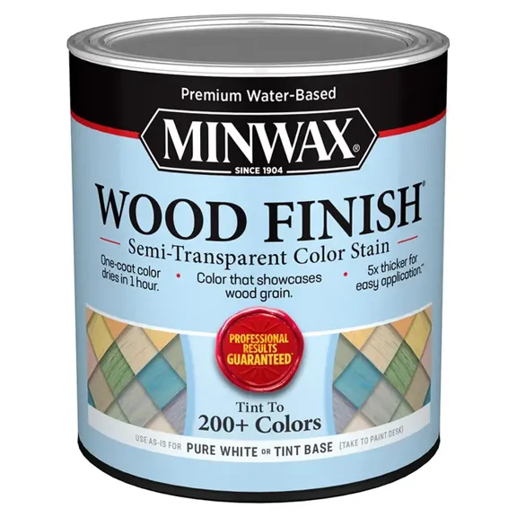 qt Minwax 11710 Tint Base Wood Finish Water-Based Semi-Transparent Color Stain