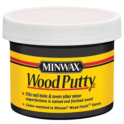 Minwax 13618000 Wood Putty, 3.75 Ounce, Ebony