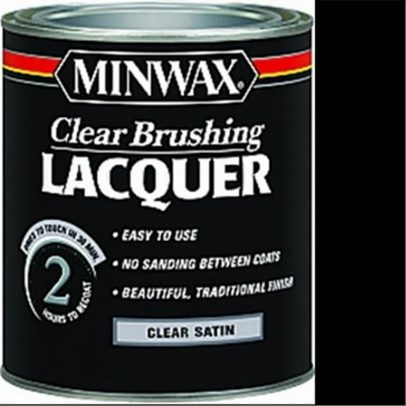 Minwax 15510 1 qt. Satin Clear Brushing Lacquer - Clear