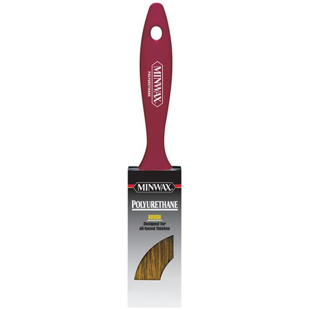 Minwax 2 in. Flat Black China Bristle Polyurethane Paint Brush