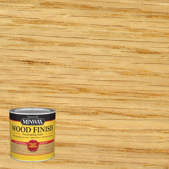 Minwax 220904444 Wood Finish Stain, Natural, 1/2 Pint, (1 Piece, 1 Pack)