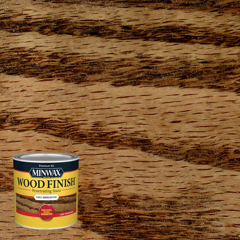 minwax tobacco stain Minwax 223004444 Wood Finish Stain, Early American, 1/2 Pint