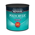 thumbnail image 1 of Minwax 233334444 Polycrylic Protective Finish, Clear Satin, Clear, 1/2 Pint, (1 Piece, 1 Pack), 1 of 7