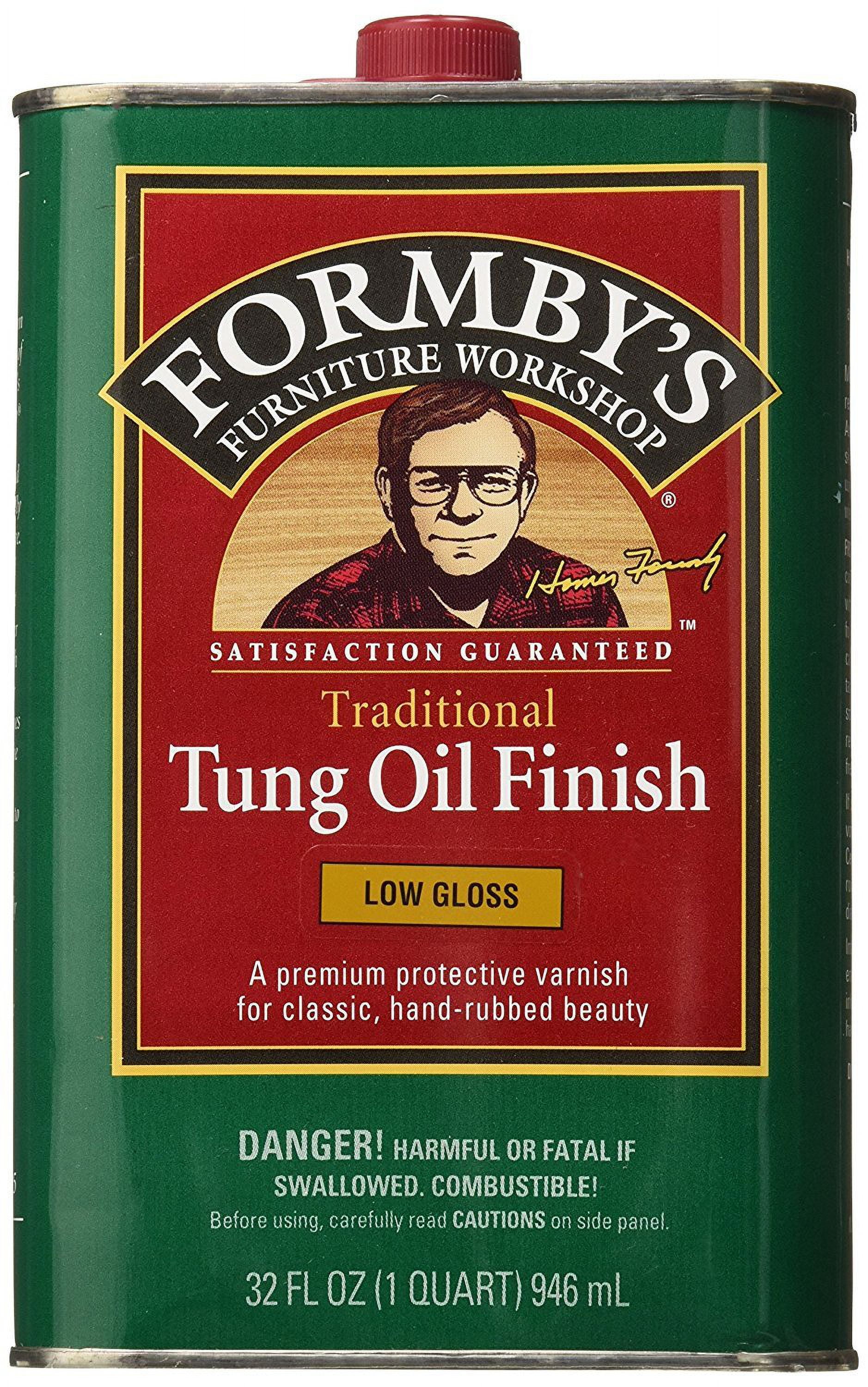 Minwax 30110 32 oz. Low Gloss Formby Tung Oil - Clear - Walmart.com