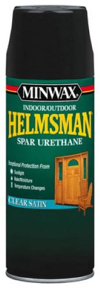 Minwax 33255 11.5 oz Can of Clear Satin Helmsman Spar Urethane - Quantity of 6