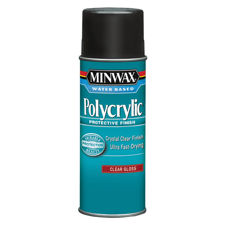 Minwax 35555000 Polycrylic Protective Finish, Clear Gloss, Clear, 11.5 oz, (1 Piece, 1 Pack)