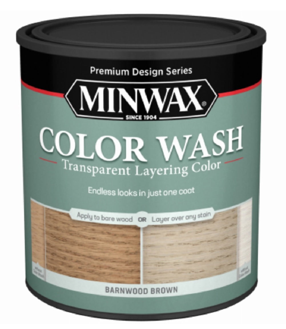 Minwax 401140000 Color Wash Interior Wood Stain, 1 Quart, Each ...