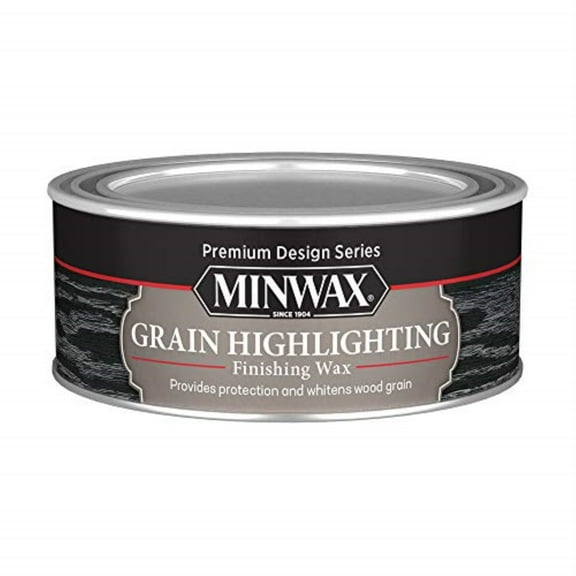 Minwax 405140000 Grain Highligting Finishing Wax, Hand Rubbed Finish, 8-oz. - Quantity 1