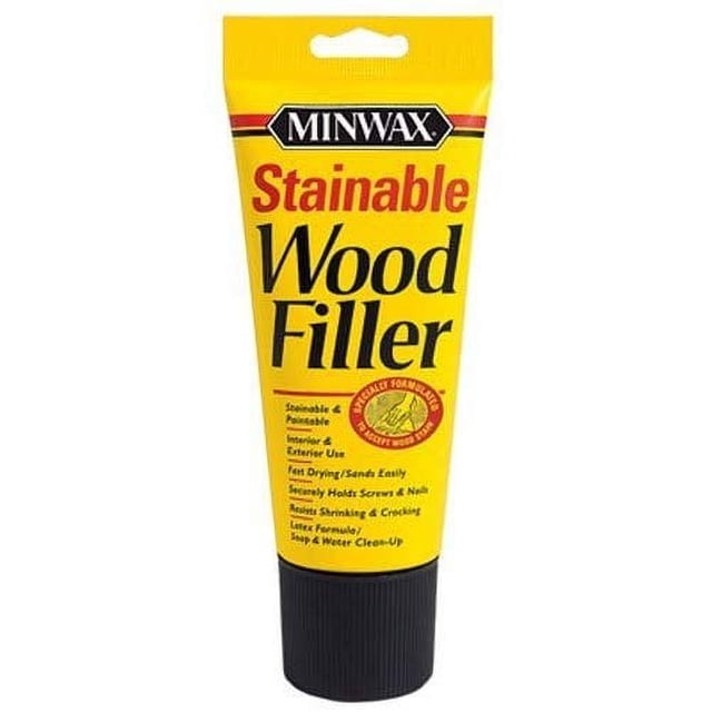 Minwax Stainable Wood Filler - Stain Resistant - 6 oz