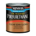 thumbnail image 1 of Minwax 630200444 Water-Based Oil-Modified Polyurethane, Warm Semi-Gloss, Clear, 1 Quart, (1 Piece, 1 Pack), 1 of 1