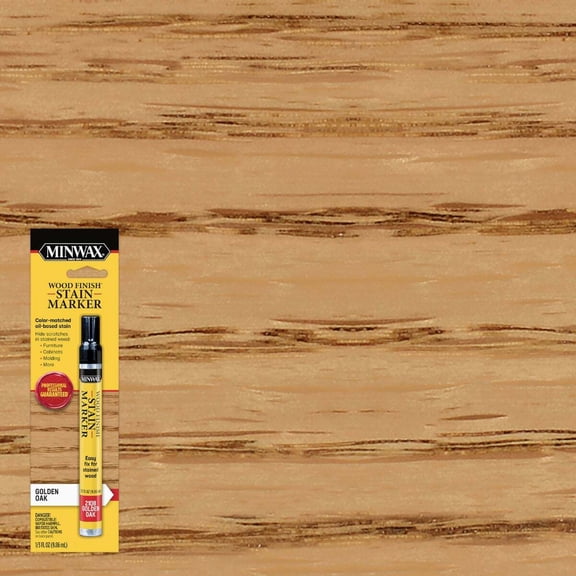 Minwax 63481000 Wood Finish Stain Marker, Golden Oak, .33 oz, (1 Piece, 1 Pack)