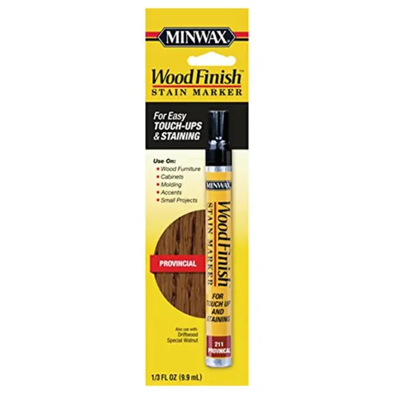 Minwax 63482000 Wood Finish Stain Marker, Provincial, .33 oz, (1 Piece, 1 Pack)