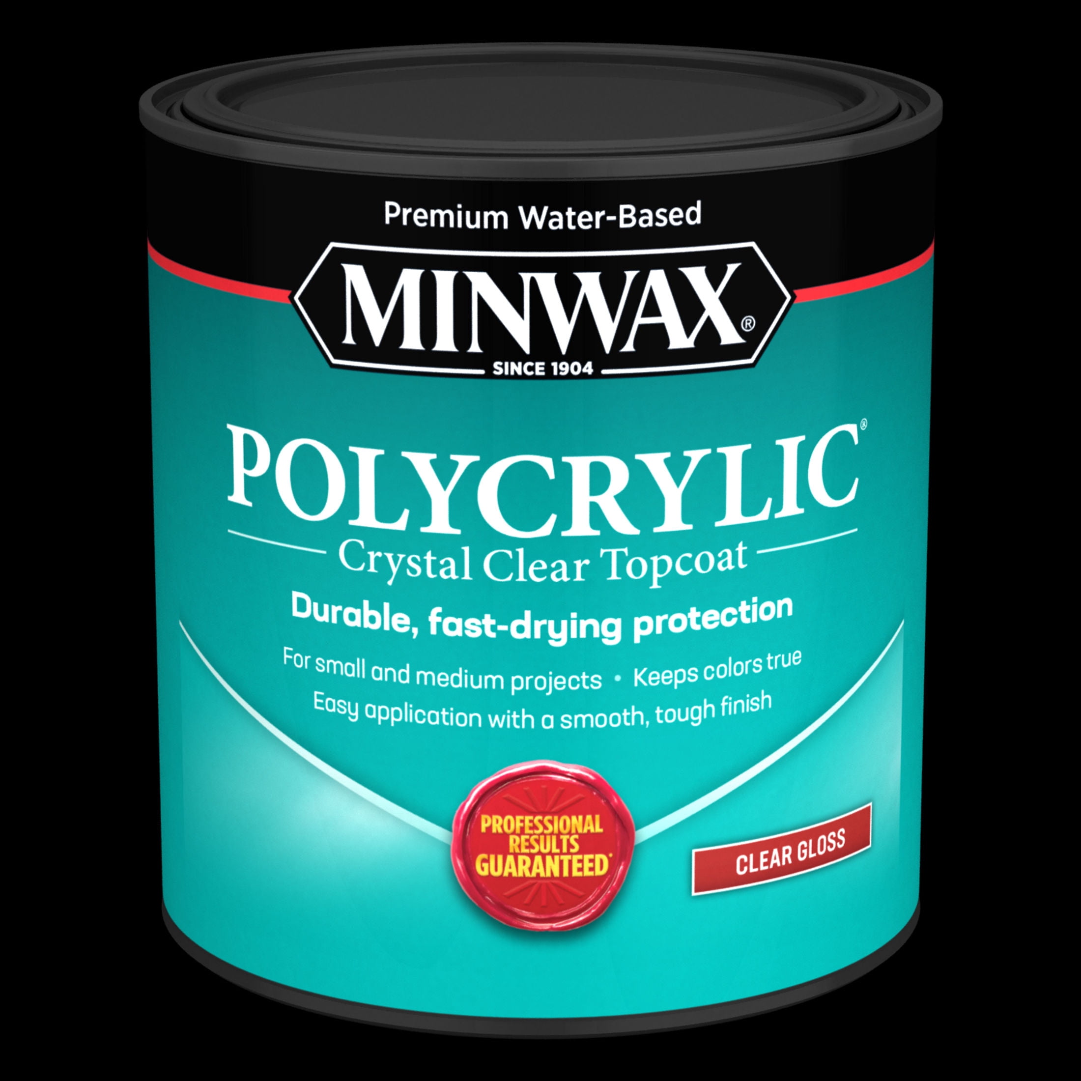 Minwax, Polycrylic Protective Finish, 1 Quart, Clear Gloss