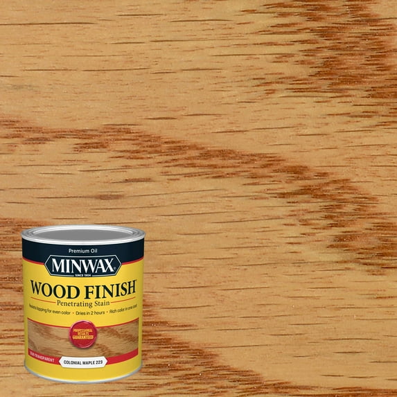 Minwax Wood Finish, Colonial Maple, 1 Quart