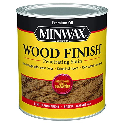 Minwax 70006444 Wood Finish, Special Walnut Stain, Quart