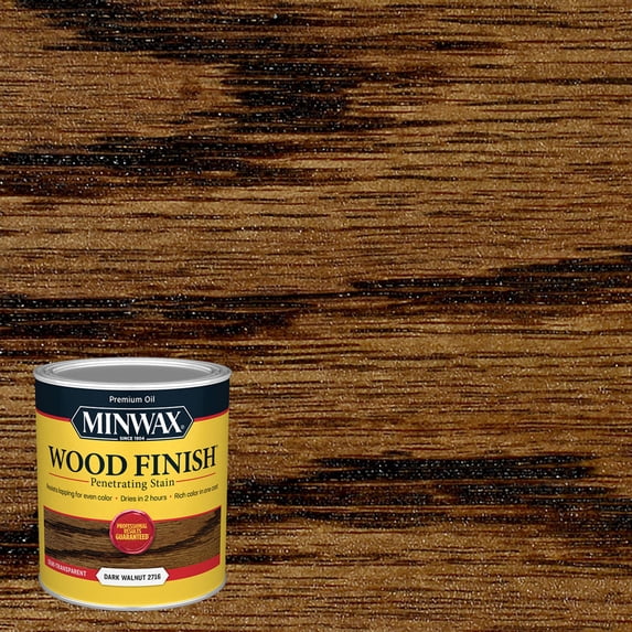 Minwax Wood Finish, Dark Walnut, 1 Quart