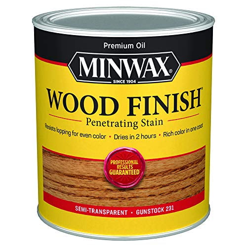 Minwax 700454444 Wood Finish, Gunstock, 1 Quart
