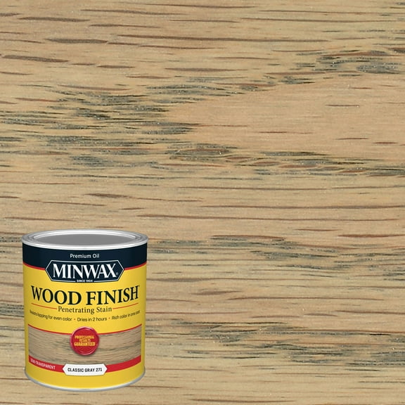 Minwax 700484444 Wood Finish Stain, Classic Gray, 1 Quart, (1 Piece, 1 Pack)