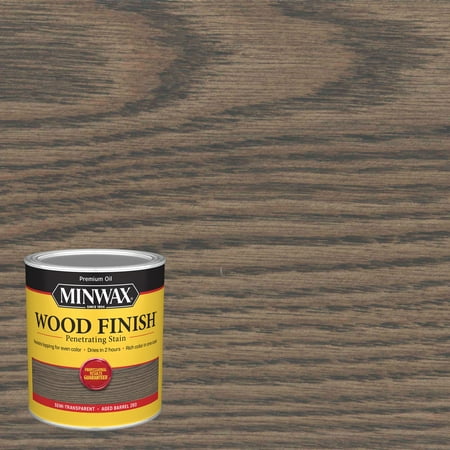 Minwax 701054444 Wood Finish Stain, Aged Barrel, 1 Quart, (1 Piece, 1 Pack)