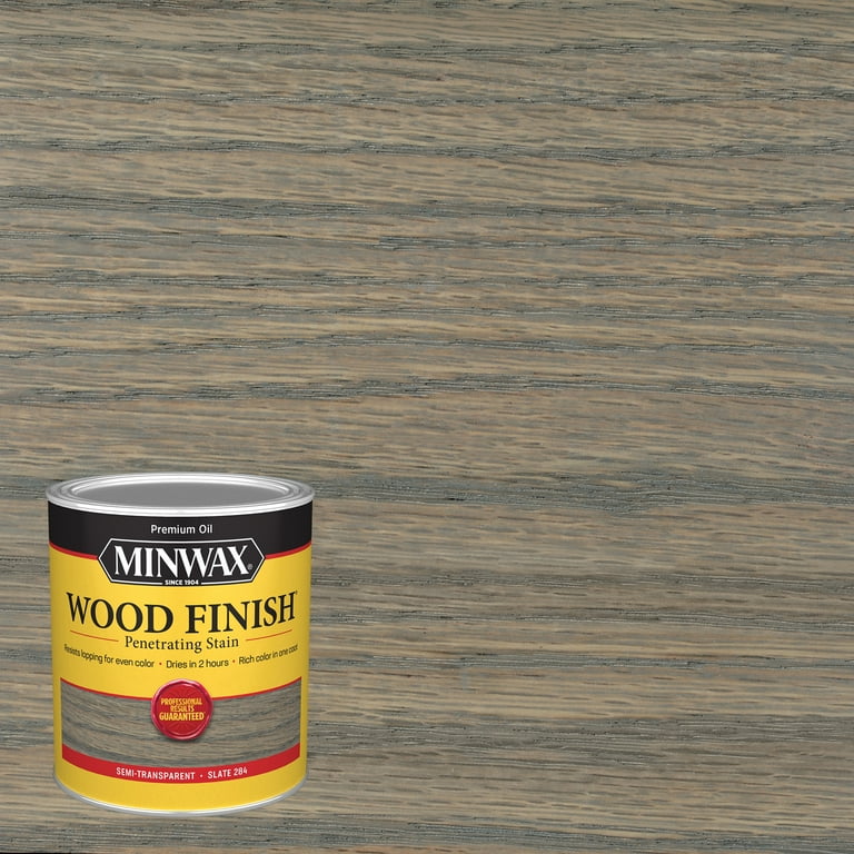 Minwax 701064444 Wood Finish Stain, Slate, 1 Quart, (1 Piece, 1