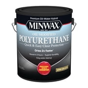 Minwax Water-Based Oil-Modified Polyurethane, Warm Semi-Gloss, Clear, 1 Gallon