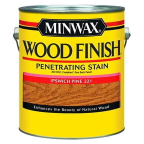 Minwax Wood Finish Ipswich Pine Stain - Transparent - 1 Gallon, 250 VOC — Residential Use, Standard Application