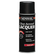 Minwax Brushing Lacquer Aerosol, Gloss, Clear, 12 oz.