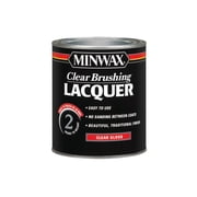 Minwax Brushing Lacquer, Gloss, Clear, 1 Quart