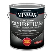 Minwax Fast-Drying Polyurethane 350 VOC, Gloss, Clear, 1 Gallon