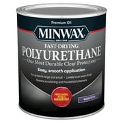 Minwax Fast-Drying Polyurethane, Satin, Clear, 1 Quart