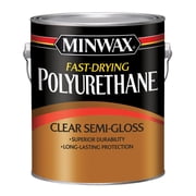 Minwax Fast-Drying Polyurethane, Semi-Gloss, Clear, 1 Gallon