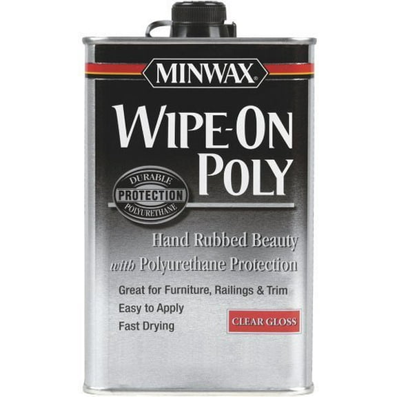 Minwax Polyurethane Wood Finish Gloss - Clear - 1 Qt.