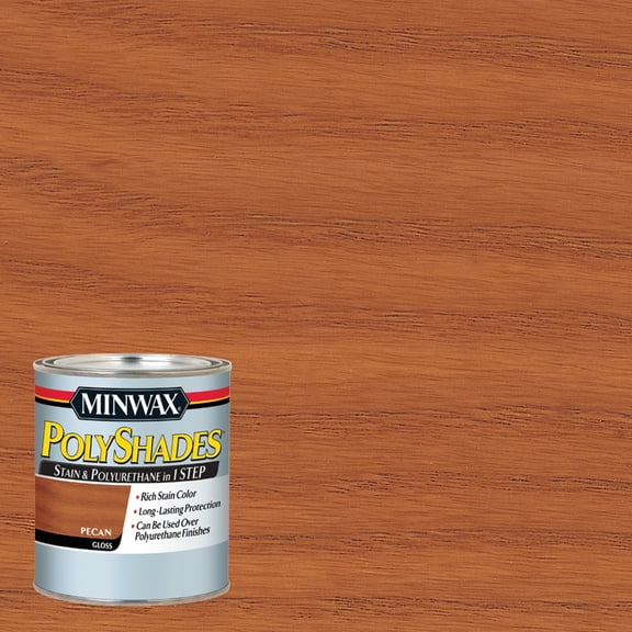 Minwax PolyShades Pecan, Gloss, 1-Qt